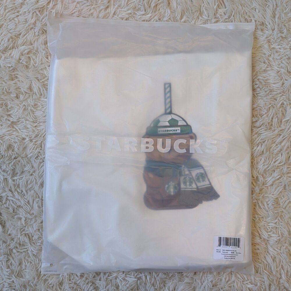 Starbucks Bearista Tote Bag Soccer Scarf Edition Bear Ltd Ed 2026 World Cup
